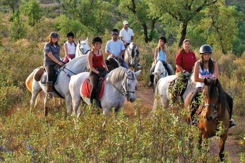 Passeio a cavalo no Centro Hípico Santa Maria, Algarve